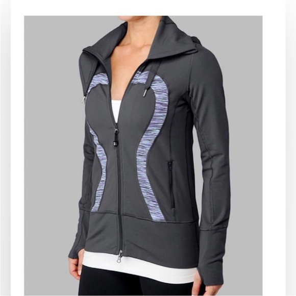 Lululemon Gray/Purple Stride Hoodie/Jacket - Picture 1 of 8